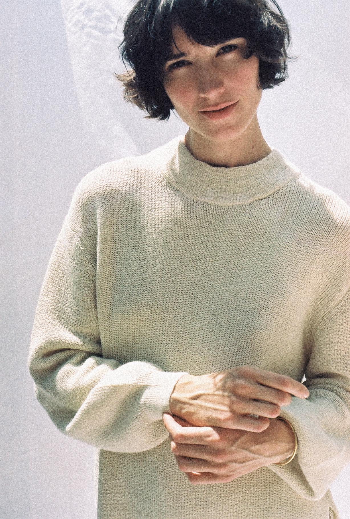 Knit Sweater Helo Ivory