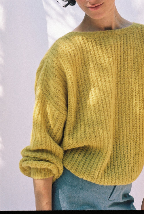 Wrap Cardigan Vega Mustard