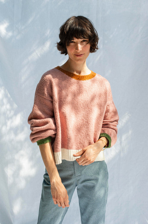 Lora Knit Sweater Dusky Pink