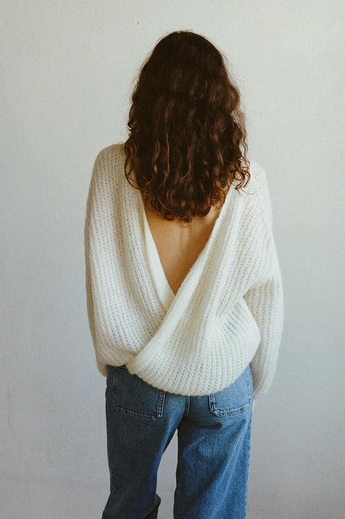 Wrap Cardigan Vega Ivory