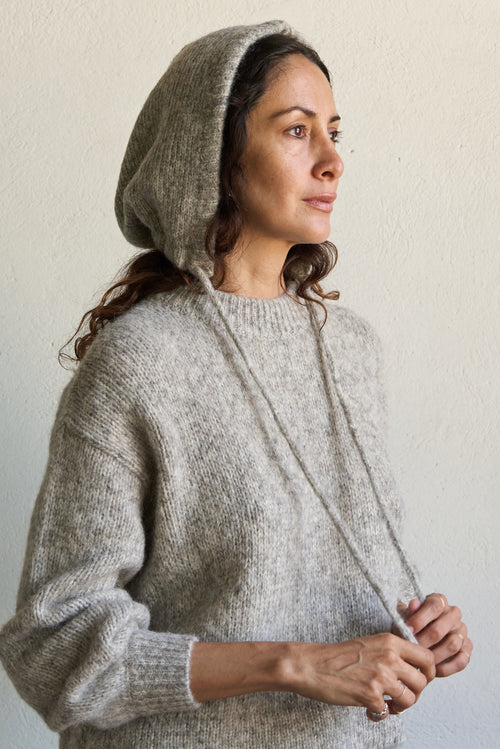 Capucha Undyed Light Grey