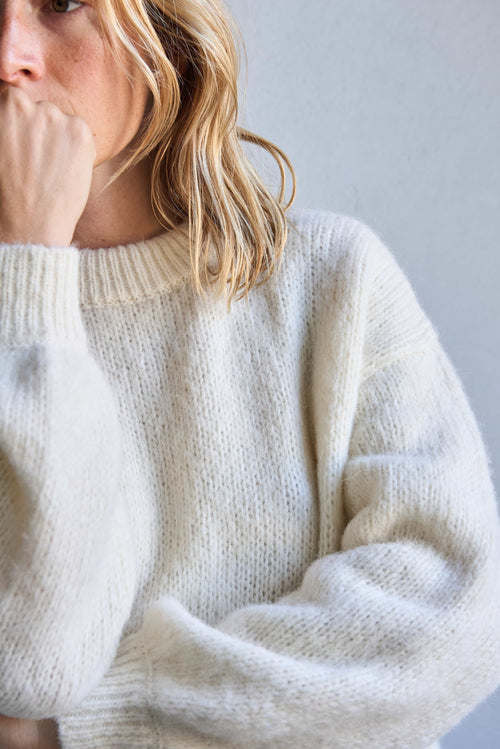 Cliff Sweater Undyed Ivory