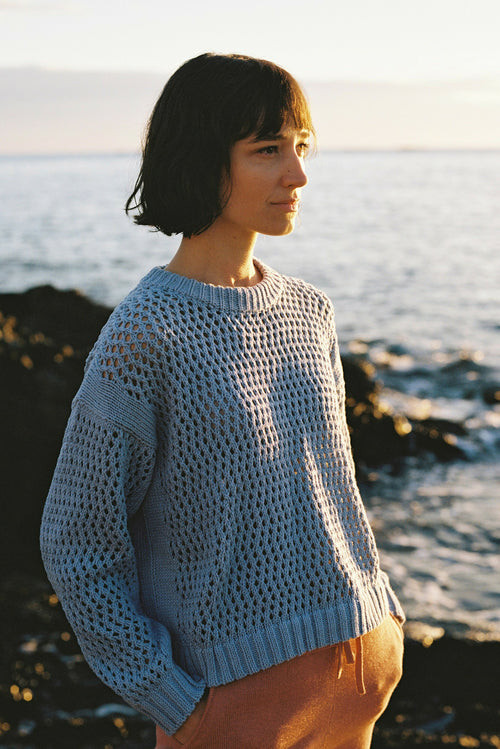 Knit Sweater Elora Swedish Sky